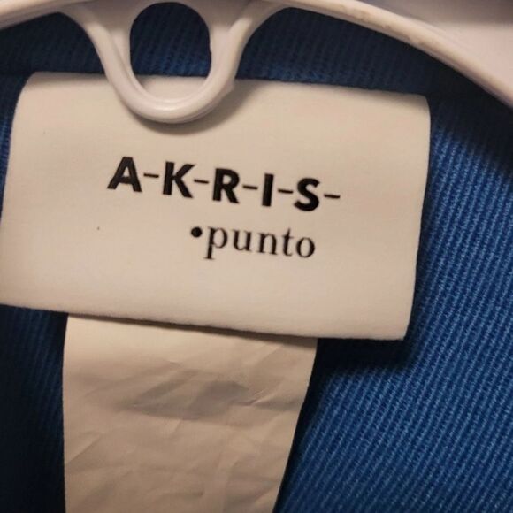 Akris Punto  Wool Tricotine Button Front Car Coat Jacket Sz US 12 - Picture 2 of 11